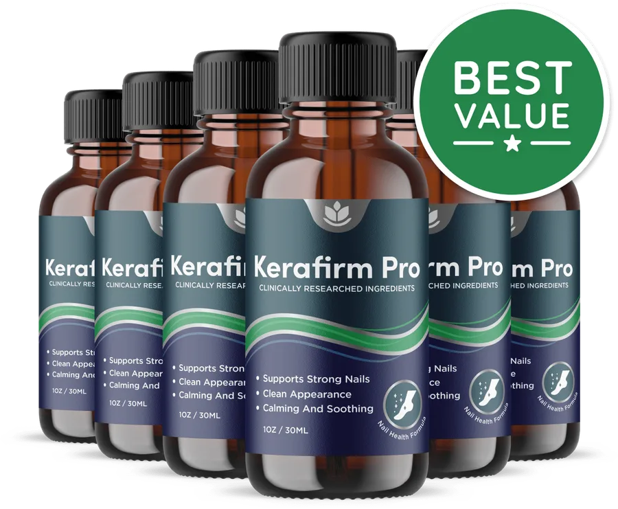 KeraFirm Pro six bottle Best Value bundle with three bonus guides
